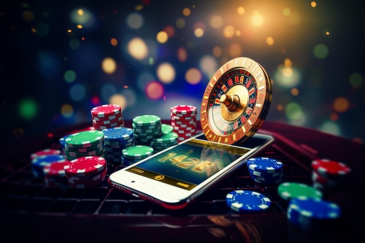 Ilustrasi pengguna mengontrol data pribadi dan terlibat dalam game yang bertanggung jawab di winnertoto